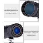 LUXUN 10-30x40 단일 실린더 HD 고출력 망원경 휴대폰 미니 망원경, 망원경 & 휴대폰 클립 & 삼각대