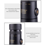 LUXUN 10-30x40 단일 실린더 HD 고출력 망원경 휴대폰 미니 망원경, 망원경 & 휴대폰 클립 & 삼각대