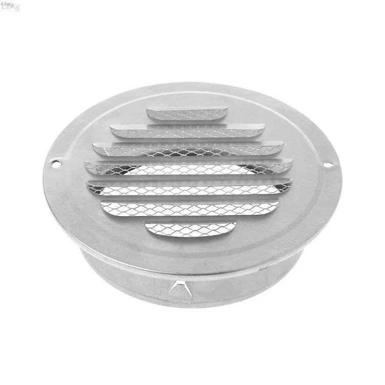 외벽 스테인리스 스틸 평면 머리 비 및 곤충 방지 새 후드, 70mm, 80mm, 00mm, 120mm, 150mm, 180mm, 200mm