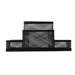 책상 홀더 정리함 금속 메시 스타일 연필 펜 홀더 수납함 가정용 수납 정리, 크기: 15.5x10.2x10cm, 책상 홀더