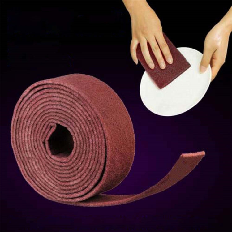 나일론 에머리 스크러빙 패드 스테인리스 스틸 녹 제거 광택 주방 식기 청소 걸레, 7 cm x 5.7 m, 9 cm x 1 m, 9 cm x 5.7 m, 9 cm x 20 m