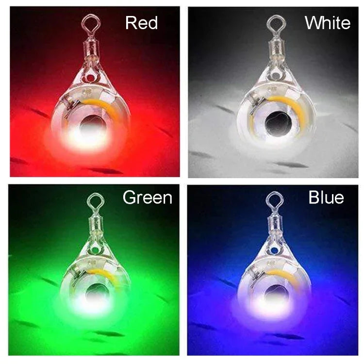 LED 루어 피쉬 램프 어안 수중 어류 램프, 흰색, 빨간색, 파란색, 녹색