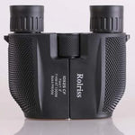 ROLISS 10X25 야외 스포츠 휴대용 방수 주머니 쌍안경 고배율 망원경, 10X25