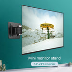 5개 TV 모니터 범용 스탠드 미니 심플 수직 디스플레이 행거 홀더
