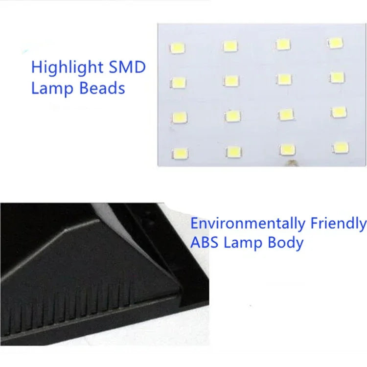 100 LED 야외 파티오 태양광 유도 벽등 조절 가능한 발코니 정원 조명 소형 가로등, 1개 100 LED, 2개 100 LED