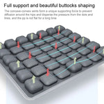 Air Cushion 3D Airbag Breathable Office Beautiful Buttocks Cushion Decompression Massage Cushion
