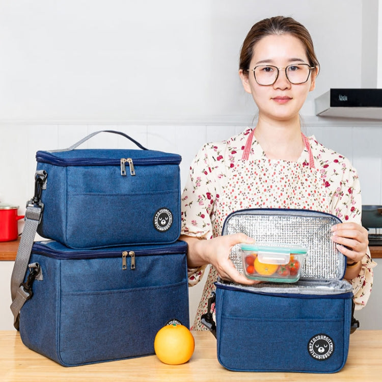 보온 도시락 가방 내구성 방수 사무실 쿨러 도시락 가방 스트랩 포함, S, M, L