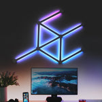 JSK-P22 스마트 RGB 모자이크 조명 리듬등 아마존 알렉사 / 구글 어시스턴트 / 두어OS 지원, 미국 플러그, 유럽 플러그, 영국 플러그