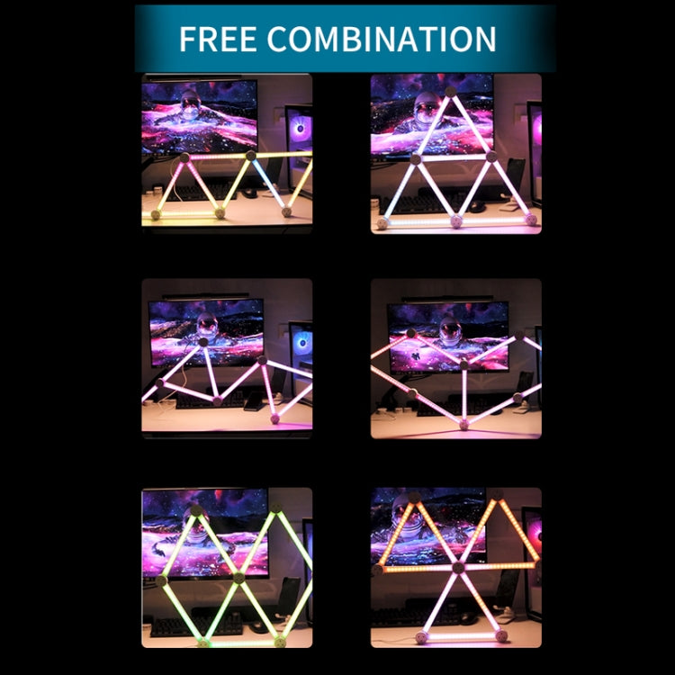 JSK-P22 스마트 RGB 모자이크 조명 리듬등 아마존 알렉사 / 구글 어시스턴트 / 두어OS 지원, 미국 플러그, 유럽 플러그, 영국 플러그