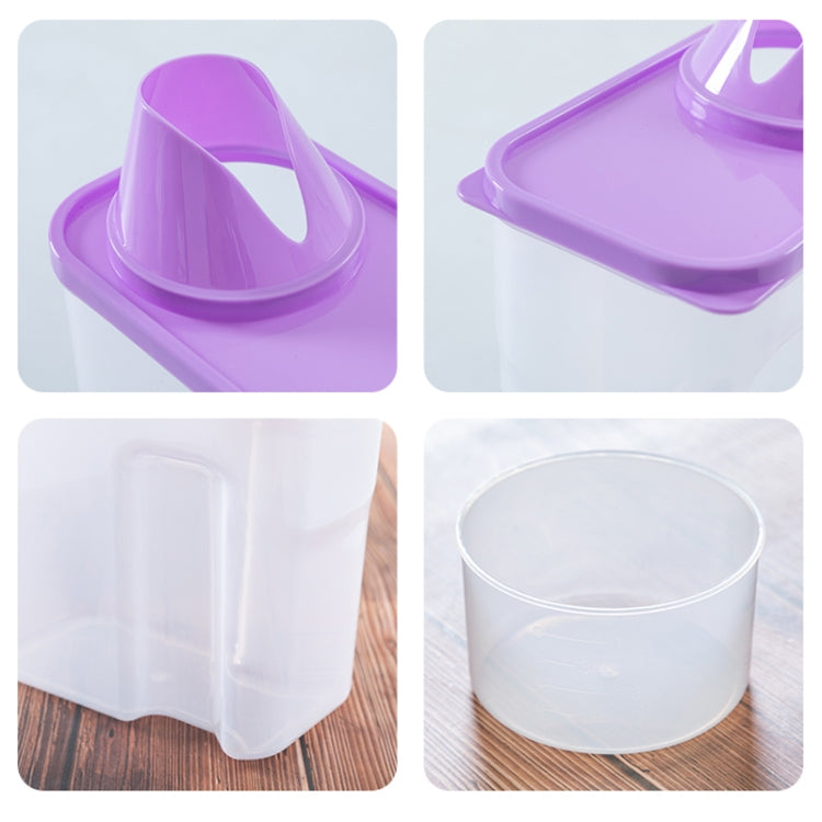 가정용 플라스틱 투명 세탁 세제 보관함 저장 용기, 2L, 3L