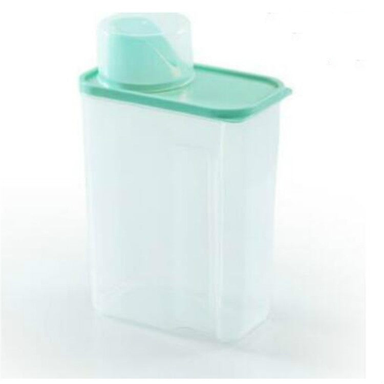 가정용 플라스틱 투명 세탁 세제 보관함 저장 용기, 2L, 3L