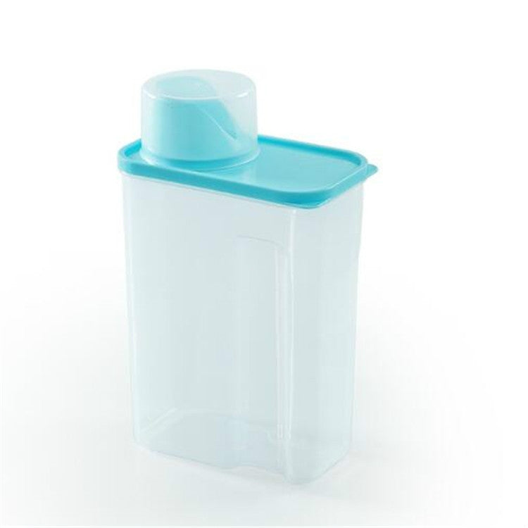 가정용 플라스틱 투명 세탁 세제 보관함 저장 용기, 2L, 3L