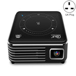 P11 4K HD DLP 미니 3D 프로젝터 4G + 32G 스마트 마이크로 편리한 프로젝터, 영국 플러그, 호주 플러그