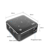 P11 4K HD DLP 미니 3D 프로젝터 4G + 32G 스마트 마이크로 편리한 프로젝터, 영국 플러그, 호주 플러그
