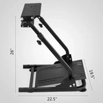 레이싱 시뮬레이터 스티어링 휠 스탠드 레이싱 게임 스탠드 휠 및 페달 미포함(CSWg29g27t300t500FANATEC), 레이싱 시뮬레이터