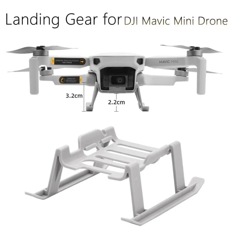 DJI MAVIC Mini용 높아진 삼각대 퀵 릴리스 착륙 기어 홀더 (그레이), DJI MAVIC Mini용
