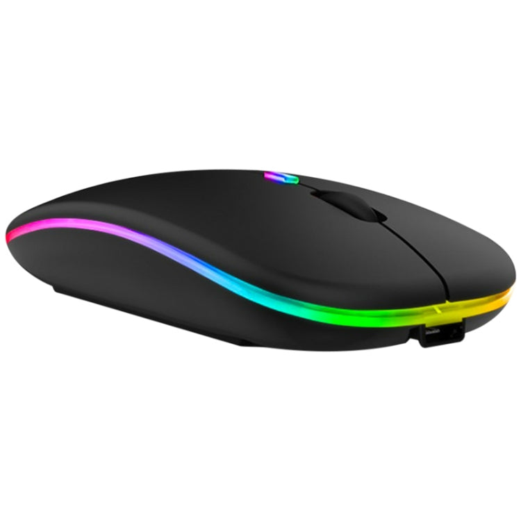 3키 RGB 백라이트 무소음 블루투스 무선 듀얼 모드 마우스