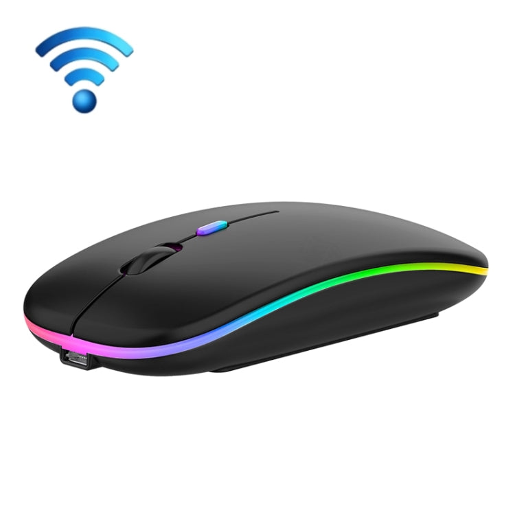 3키 RGB 백라이트 무소음 블루투스 무선 듀얼 모드 마우스