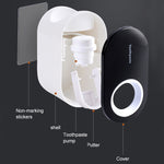 Automatic Toothpaste Squeezing Wall-mounted Toothpaste Rack