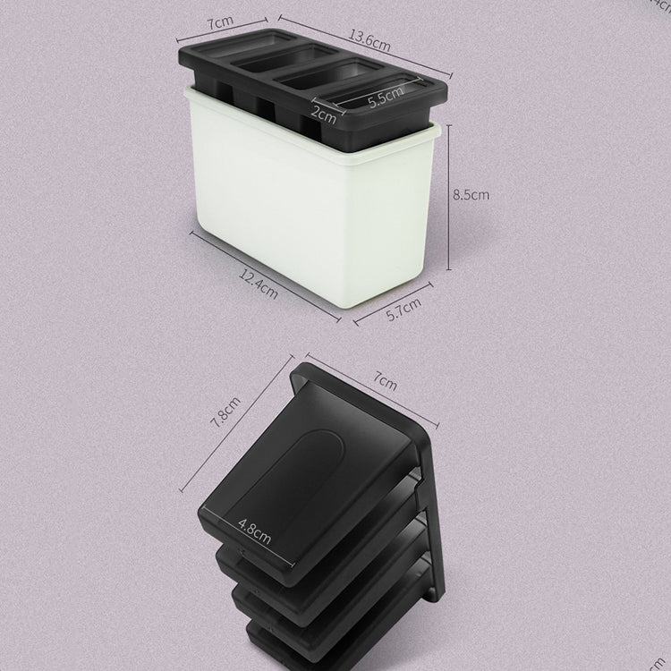 홈메이드 아이스바 아이스크림 몰드 세트, 화이트, 그린, 블루