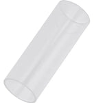 5개 아크릴 기타 슬라이드 튜브 포크 슬라이드 블록, 28mm(투명), 51mm(투명), 60mm(투명), 70mm(투명)