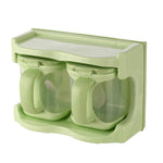 Plastic Seasoning Box Multi-purpose Combination Seasoning Rack Kitchen Supplies, One Grid, Two Grid, Three Grid, Four Grid