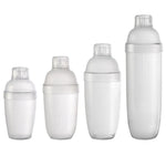 쉐이커 컵 PC 온스 컵 눈금 있는 쉐이커 쉐이커 밀크 티포트 주스 주전자, 350ml 일반 투명, 530ml 일반 투명, 700ml 일반 투명, 1000ml 일반 투명, 350ml 검정 이중 눈금, 530ml 검정 이중 눈금