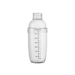 쉐이커 컵 PC 온스 컵 눈금 있는 쉐이커 쉐이커 밀크 티포트 주스 주전자, 350ml 일반 투명, 530ml 일반 투명, 700ml 일반 투명, 1000ml 일반 투명, 350ml 검정 이중 눈금, 530ml 검정 이중 눈금