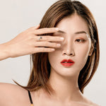 S925 스털링 실버 귀여운 반려동물 발바닥 무늬 오픈 링 검은색 드리핑 링, SCR605