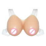 Cross-dressing Prosthetic Breast Conjoined Silicone Fake Breasts for Men Disguised as Women Breasts Fake Breasts, 500g Transparent Shoulder Strap Non-stick, 500g Transparent Shoulder Strap Paste, 600g Transparent Shoulder Strap Non-stick