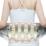 강판 지지 따뜻하고 통기성 좋은 의료용 허리 벨트 허리 보조기, S, M, L, XL, XXL