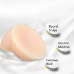 둥근 남성 가짜 여자 실리콘 가짜 가슴 여장용 유방 보형물, 500g, 600g, 800g, 1000g
