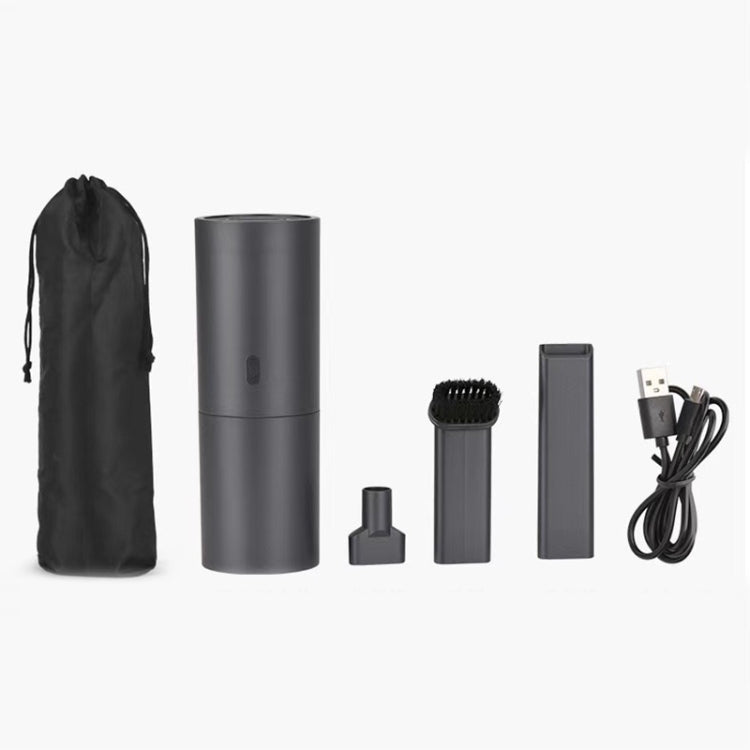 창의적인 미니 휴대용 진공 청소기 USB 충전 고출력 가정용 진공 청소기, 스페이스 그레이, 순백색