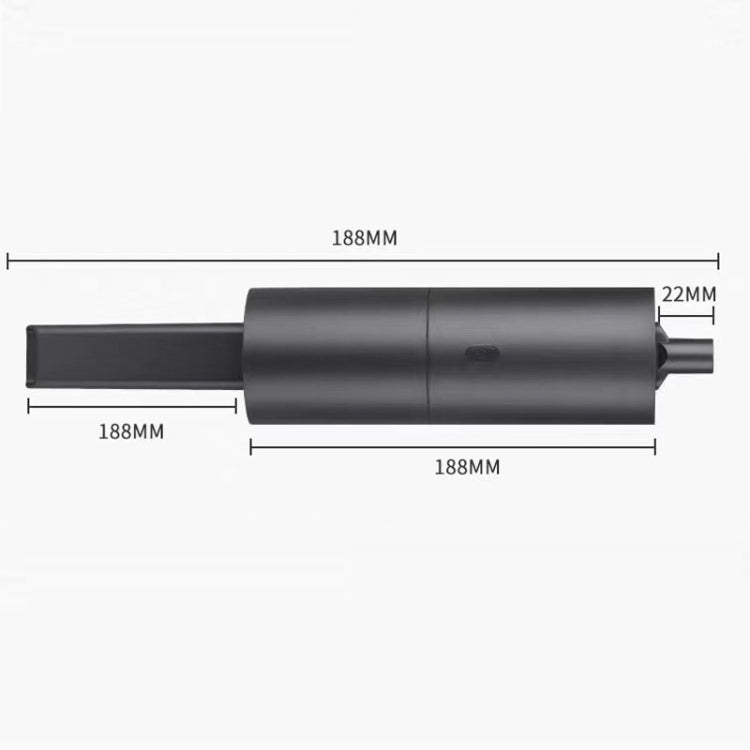 창의적인 미니 휴대용 진공 청소기 USB 충전 고출력 가정용 진공 청소기, 스페이스 그레이, 순백색