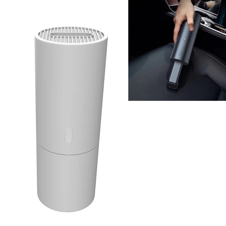 창의적인 미니 휴대용 진공 청소기 USB 충전 고출력 가정용 진공 청소기, 스페이스 그레이, 순백색