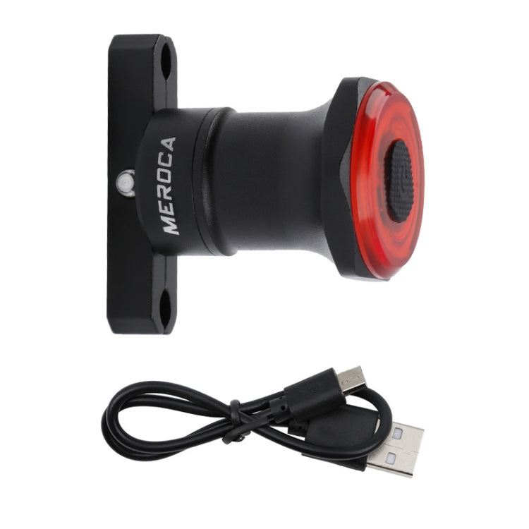 MEROCA MX2 스마트 센서 브레이크 테일 라이트 산악 자전거 라이트 USB 충전 로드 바이크 야간 주행 테일 라이트, 시트 쿠션 설치 블랙, 시트 쿠션 설치 컬러풀, 시트 쿠션 설치 골드 핑크, 시트 튜브 설치 블랙