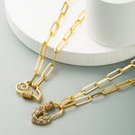 Ladies Exquisite Clavicle Chain Brass Micro-inlaid Zircon Necklace, Cloud