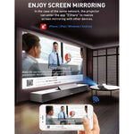 P11 854x480 DLP 미니 스마트 프로젝터 적외선 리모컨 포함, 안드로이드 9.0, 2GB+16GB, 2.4G/5G WiFi 지원, 블루투스, TF 카드