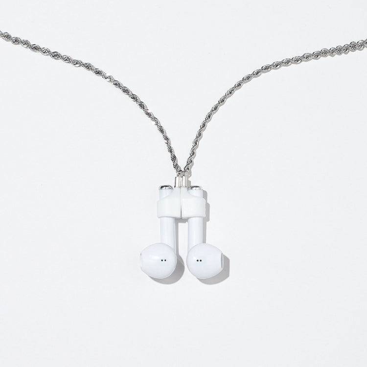 AIRPODS 무선 헤드셋 분실 방지 체인 강력한 자석 슬리브 티타늄 스틸 스테인리스 스틸 색상 유지 분실 방지 목걸이, 골드, 로즈 골드, 블랙 골드, 스틸 색상