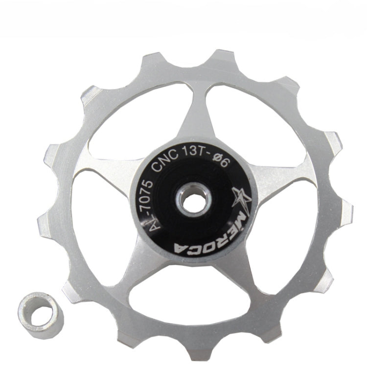 MEROCA 금속 베어링 산악 자전거 도로 자전거 뒷변속기 가이드 휠 11T/13T 가이드 휠, 11T 블랙, 13T 블랙, 11T 레드, 13T 레드, 11T 블루, 13T 블루, 11T 퍼플, 13T 퍼플, 11T 실버, 13T 실버, 11T 전기 도금 컬러풀