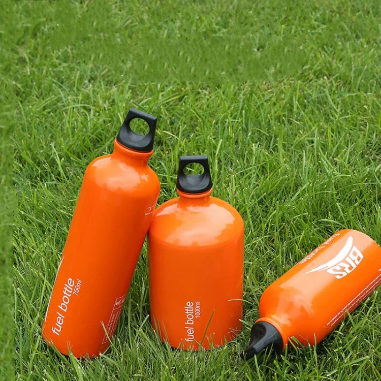 BRS 야외 연료 휴대용 알루미늄 합금 오일 병, 750 ML, 1000 ML, 530 ML