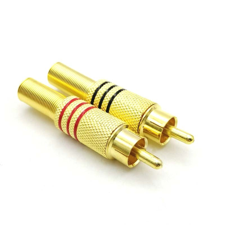 30개 RCA 연꽃형 AV 오디오 및 비디오 플러그, 자두꽃 플러그, 연꽃형 RCA 헤드, 30개