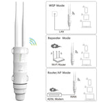 WAVLINK AC600 AP 2.4G/5G 듀얼 주파수 야외 고출력 리피터, EU 플러그, 미국 플러그, 영국 플러그