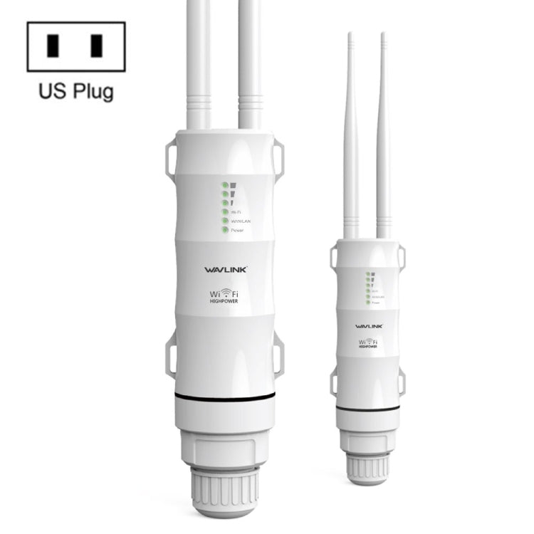 WAVLINK AC600 AP 2.4G/5G 듀얼 주파수 야외 고출력 리피터, EU 플러그, 미국 플러그, 영국 플러그