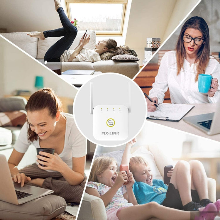 PIX-LINK WR22 300Mbps 와이파이 무선 신호 증폭 확장기, EU 플러그, 미국 플러그, 영국 플러그, 호주 플러그