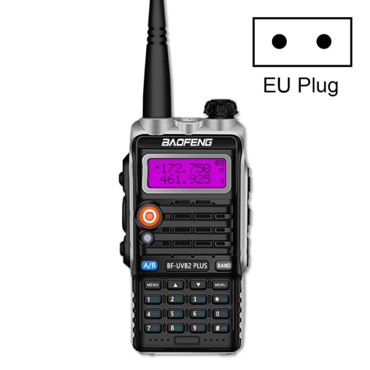 바오펑 BF-B2Plus 야외 15km 미니 고출력 FM 워키토키, AU 플러그, EU 플러그, US 플러그, UK 플러그