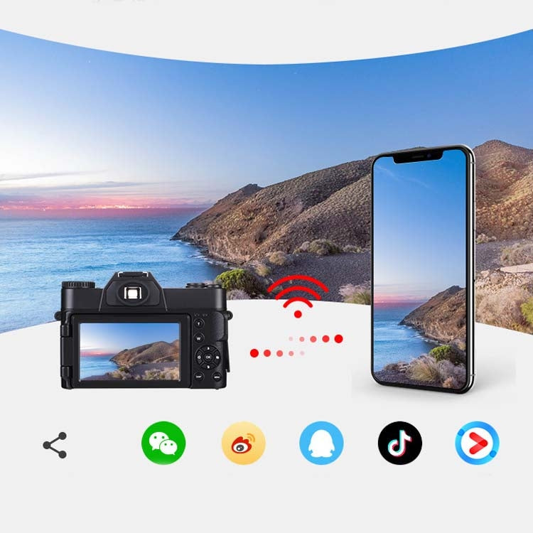 4800만 화소 3.0인치 디스플레이 HD 디지털 카메라, HDMI / WIFI / TF 카드 지원, CDR9