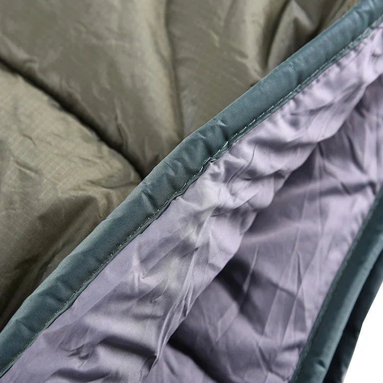 두꺼운 해먹 따뜻한 커버 겨울 야외 레저 단열 면 해먹 방풍 따뜻한 해먹 커버, 235x130cm