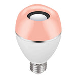 E27 LED 음악 전구 스마트 컬러 리모컨 기상등, 앱 다중 연결 음악 조명, 앱+리모컨 제어