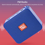 T&G TG166 Color Portable Wireless Bluetooth Small Speaker, Pink, Blue, Brown, Yellow, Black, Red, Silver Gray, Orange, Green, Light Blue